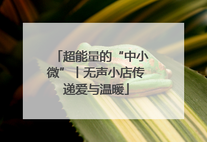 超能量的“中小微”丨无声小店传递爱与温暖