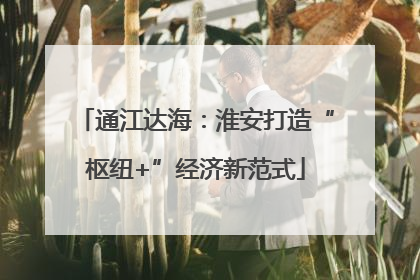 通江达海：淮安打造“枢纽+”经济新范式