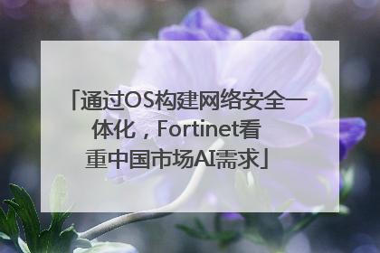通过OS构建网络安全一体化，Fortinet看重中国市场AI需求
