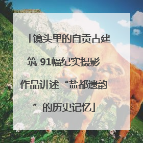 镜头里的自贡古建筑 91幅纪实摄影作品讲述“盐都遗韵”的历史记忆