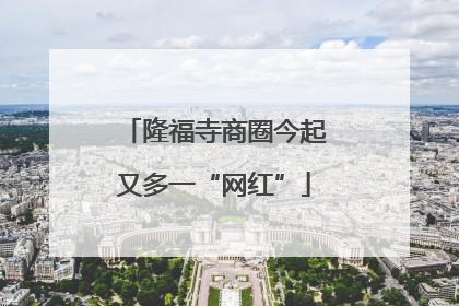 隆福寺商圈今起又多一“网红”