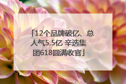 12个品牌破亿、总人气5.5亿 辛选集团618圆满收官