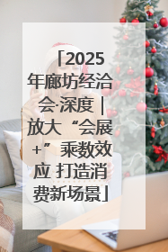 2025年廊坊经洽会·深度｜放大“会展+”乘数效应 打造消费新场景
