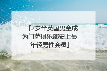 2岁半英国男童成为门萨俱乐部史上最年轻男性会员